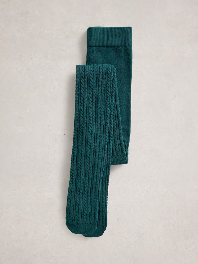 Patty Pattern Tights Teal