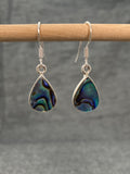 Paua Shell Pear Earrings 2
