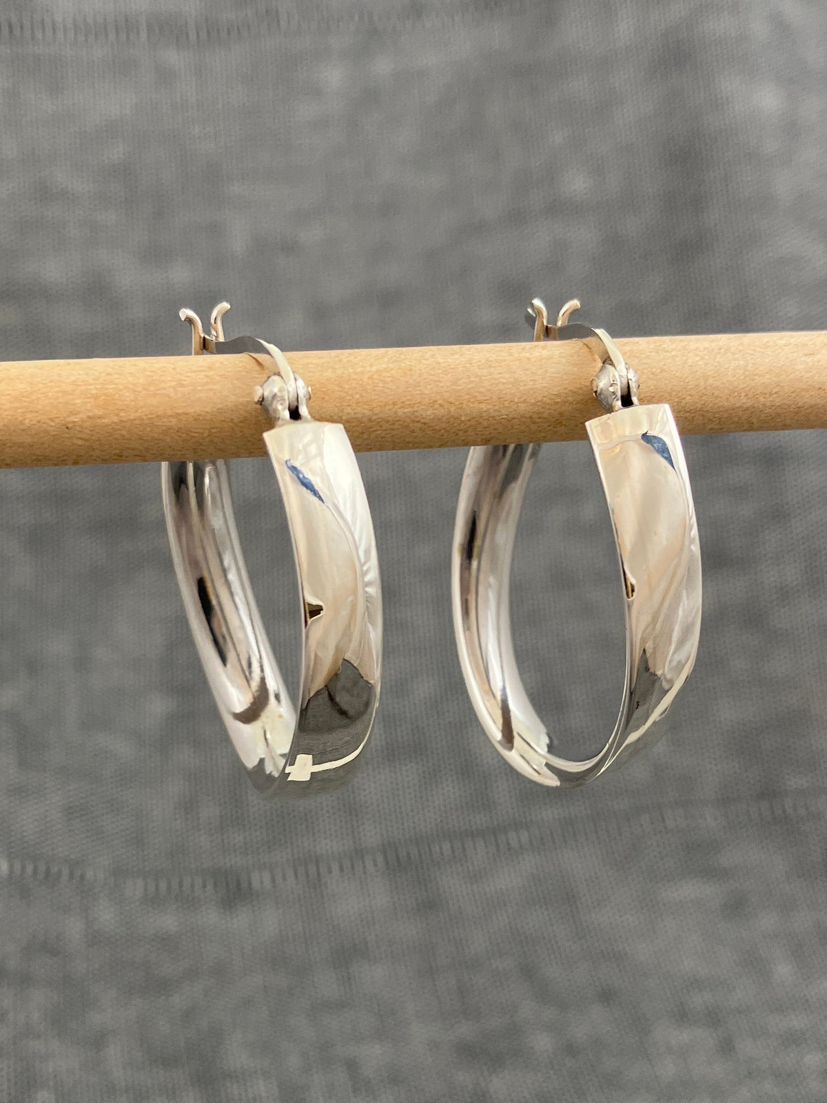 Slight Twist Hoops