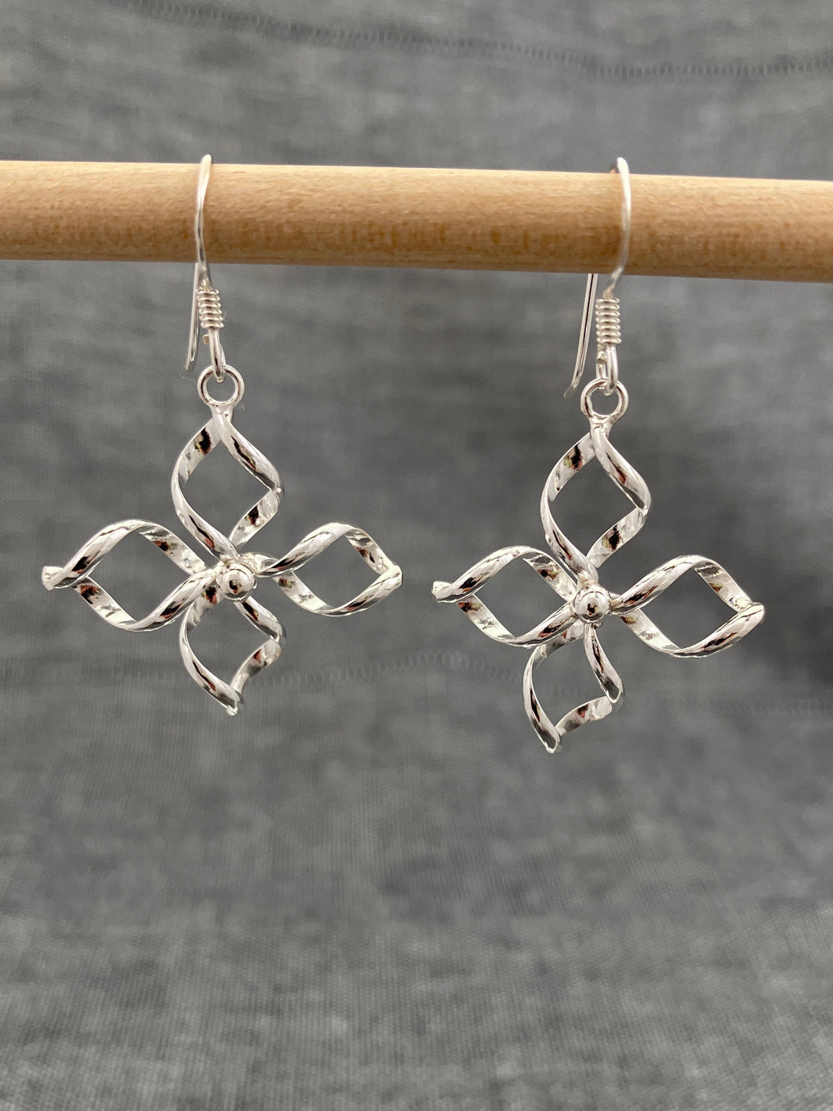 Open Flower Earrings