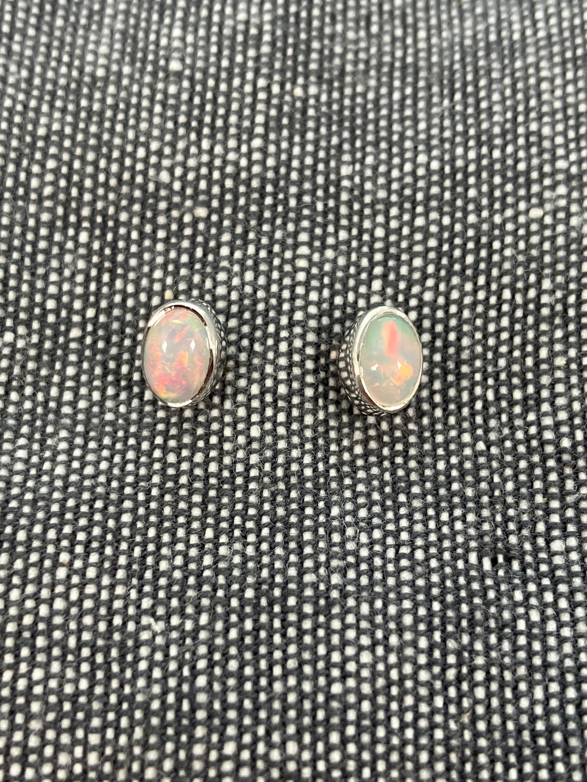 Ethiopian Opal Oval Studs