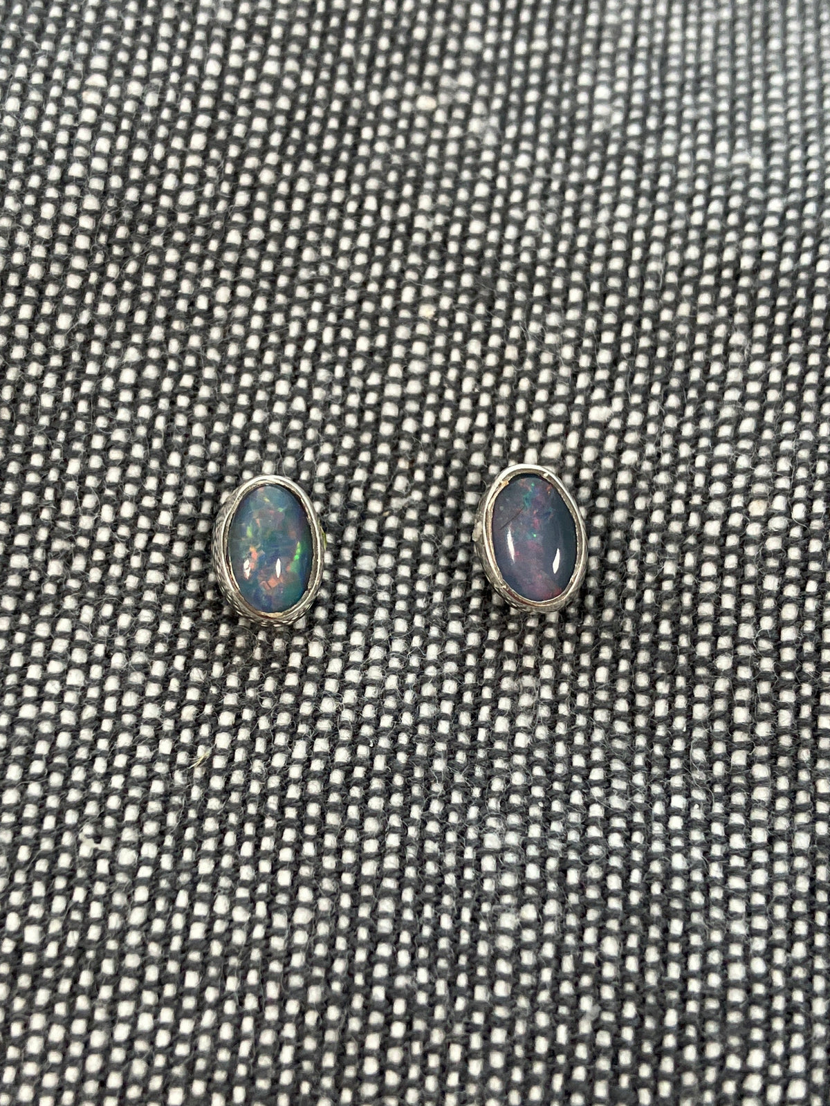 Australian Opal Oval Studs
