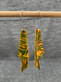 Nocean Orange Olive Bits & Bobs Earrings