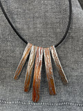 Out Of Line Rhythm 5 Piece Rust Necklace