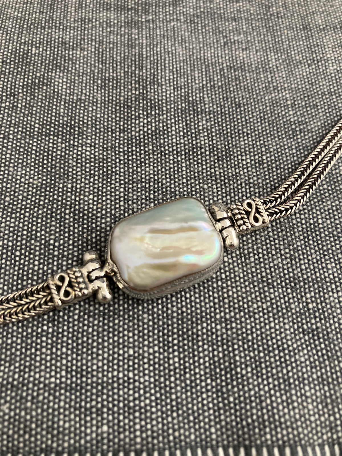 Freshwater Pearl Band Bracelet