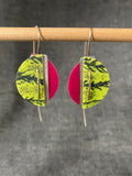Miro Lime & Pink Earrings