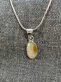 Ethiopian Opal Facetted Oval Pendant