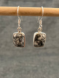 Pinolith Jasper Small Rectangle Earrings