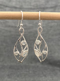 Moonstone Leaf Earrings