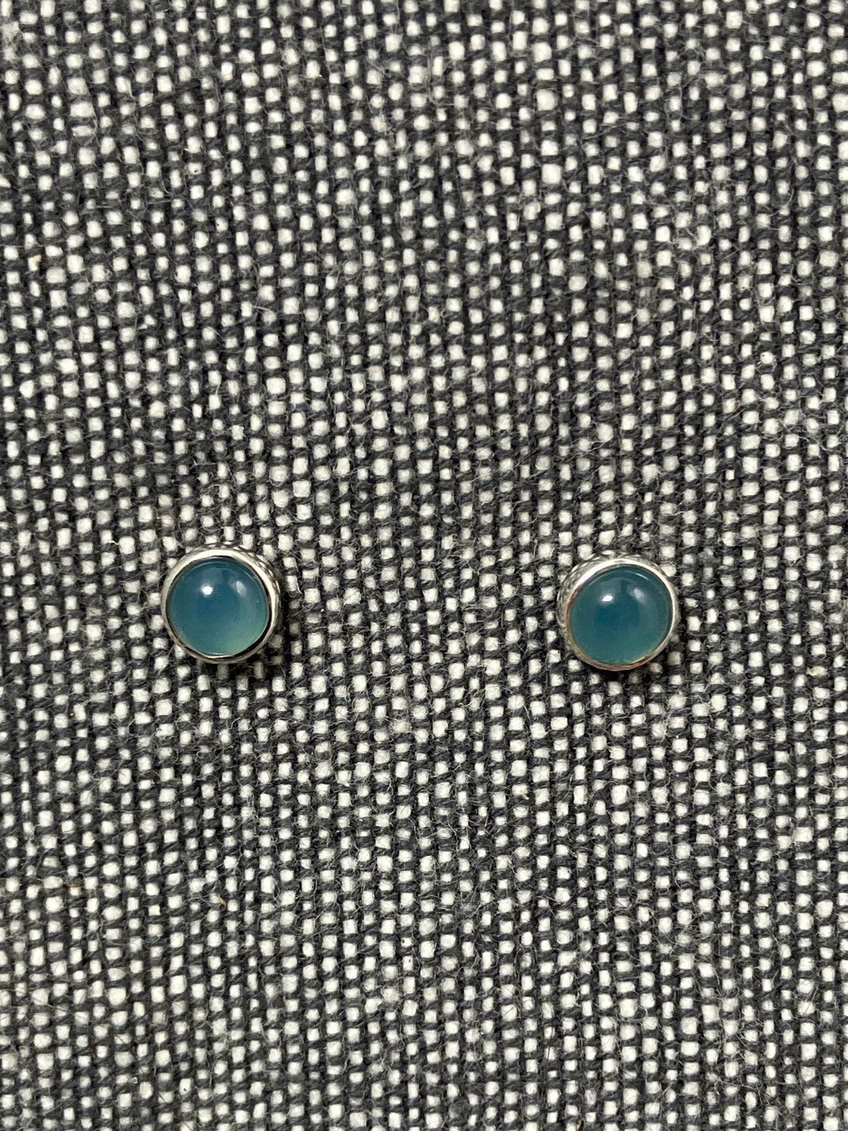 Chalcedony 5mm Studs