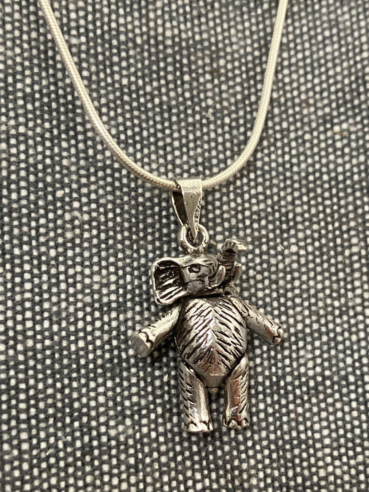 Articulated Elephant Pendant