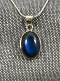 Labradorite Small Oval Pendant 5