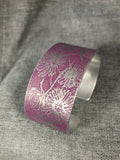 Daisy Magenta Cuff