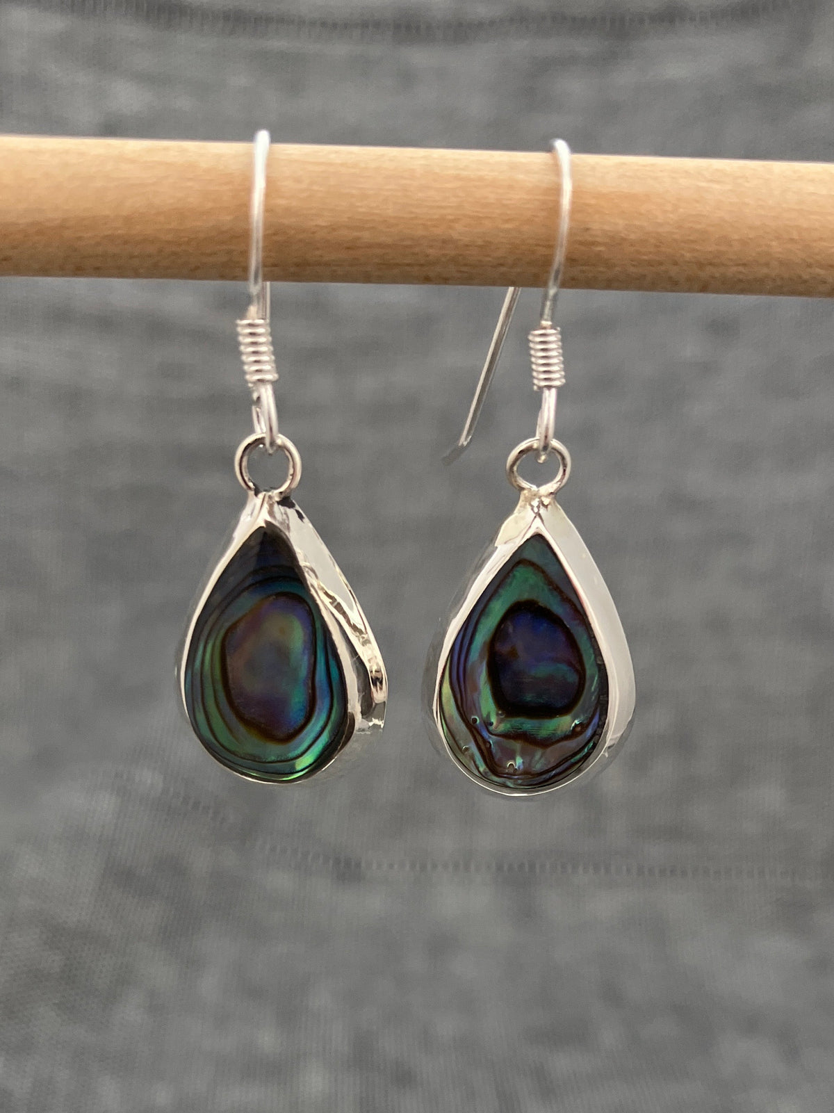 Paua Shell Peardrop Earrings