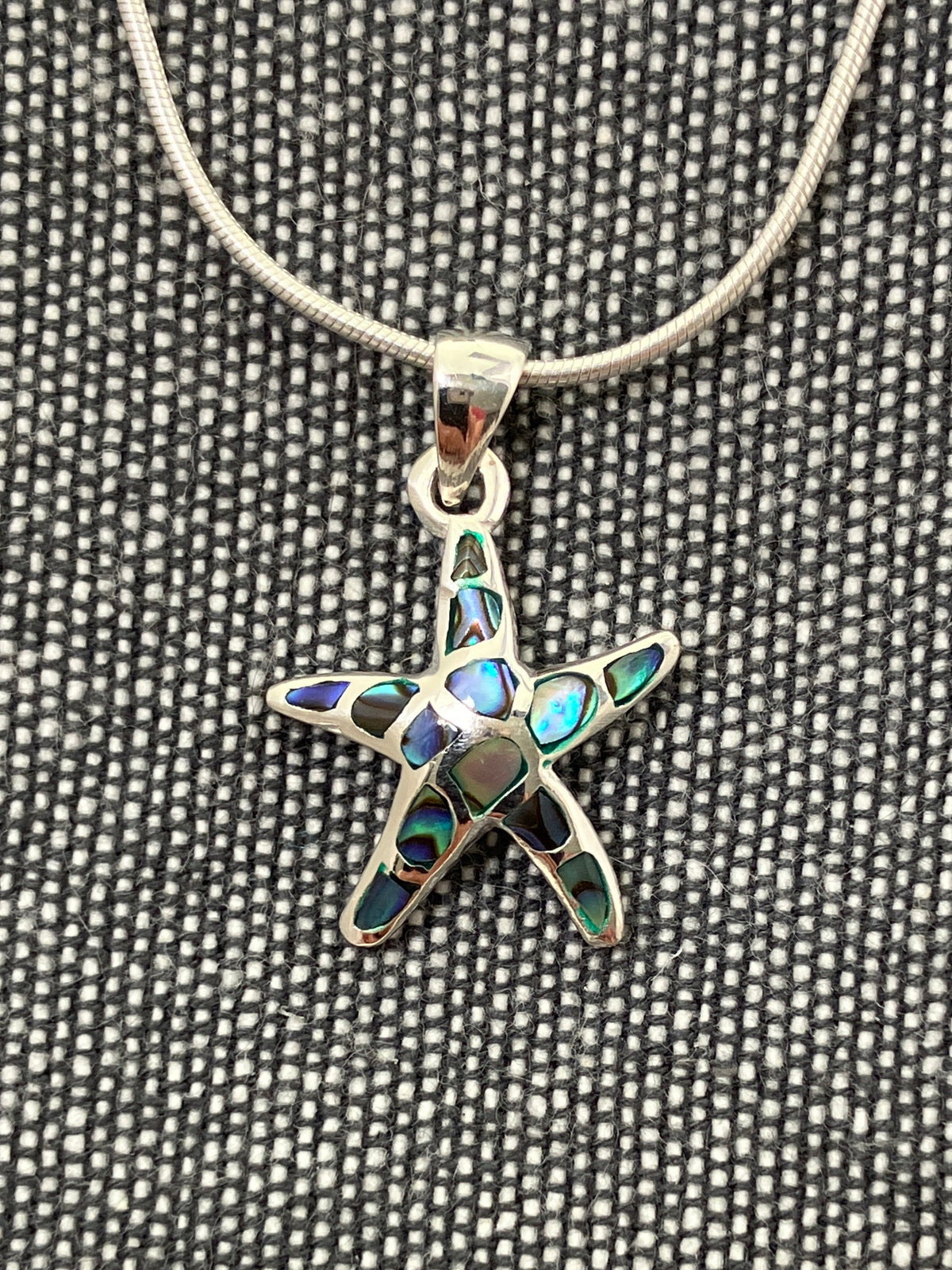 Paua Shell Starfish Pendant