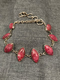 Thulite Marquise Bracelet