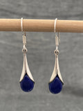 Lapis Emerging Stone Earrings