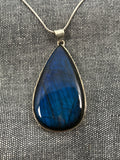 Labradorite Large Pear Pendant