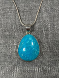Turquoise Medium Pear Pendant