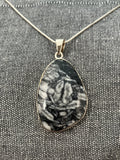 Pinolith Jasper Wonky Triangle Pendant