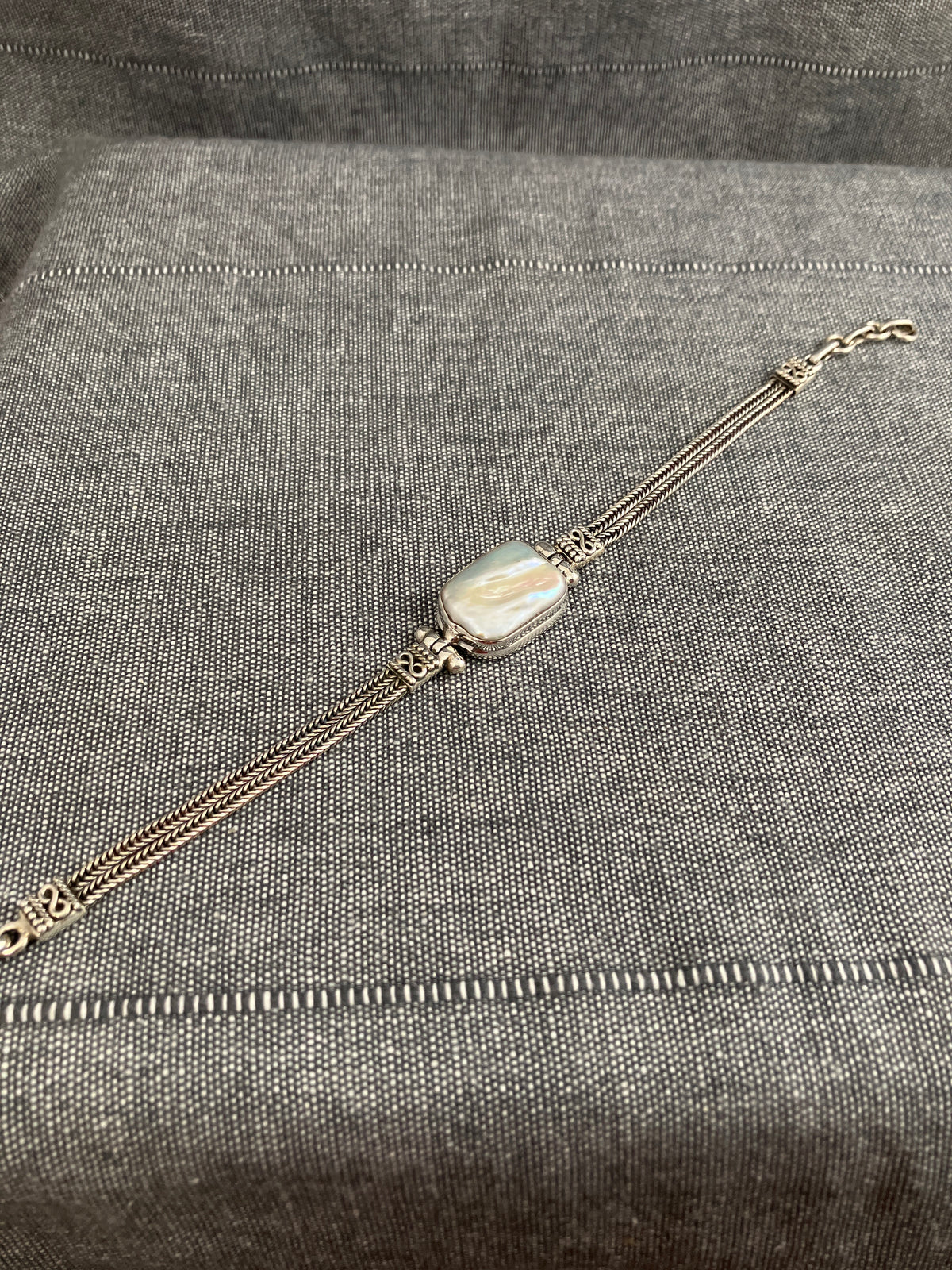 Freshwater Pearl Band Bracelet