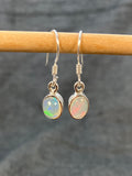 Ethiopian Opal Oval Earrings