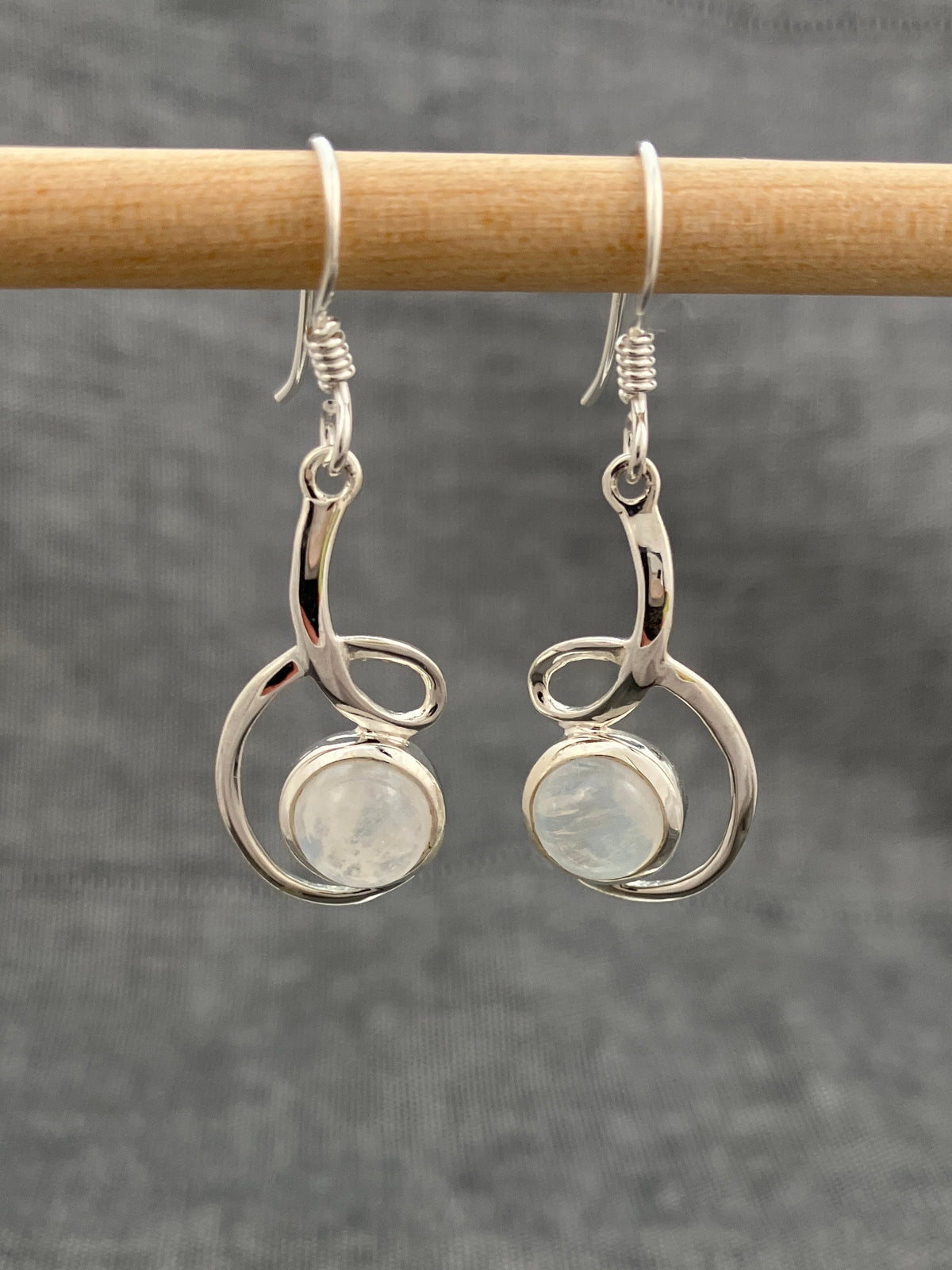 Moonstone Curls Earrings