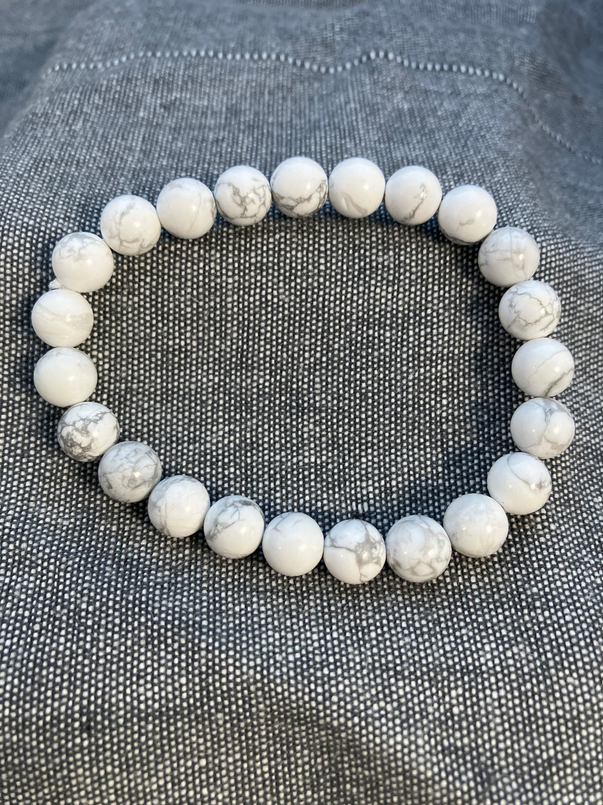Howlite Beaded Bracelet