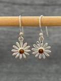 Tigers Eye Daisy Earrings