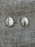 Merlinite Oval Studs