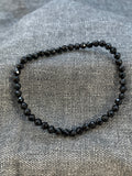 Black Spinel Sparkly Beaded Bracelet