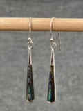 Paua Shell Clubs Earrings