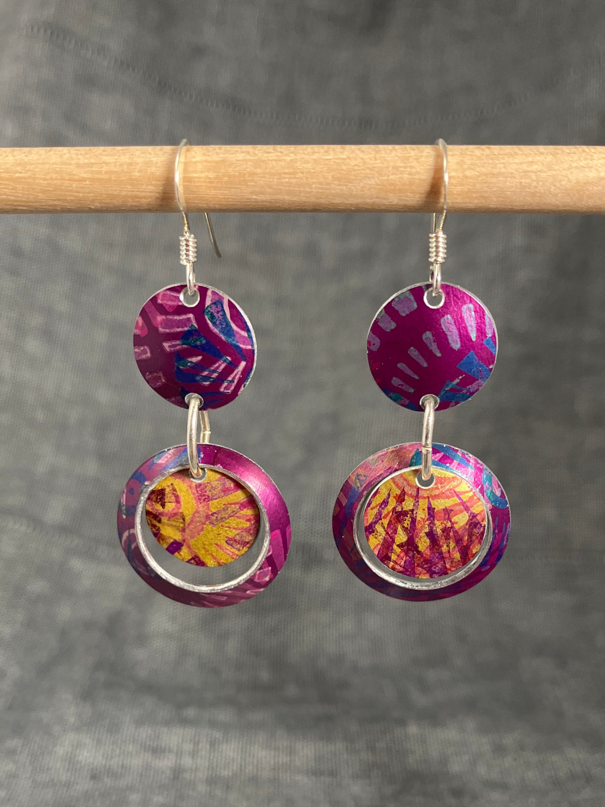 Rocket Compact Earrings