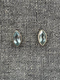 Blue Topaz Marquise Studs