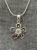 Moonstone Lazy Daisy Pendant
