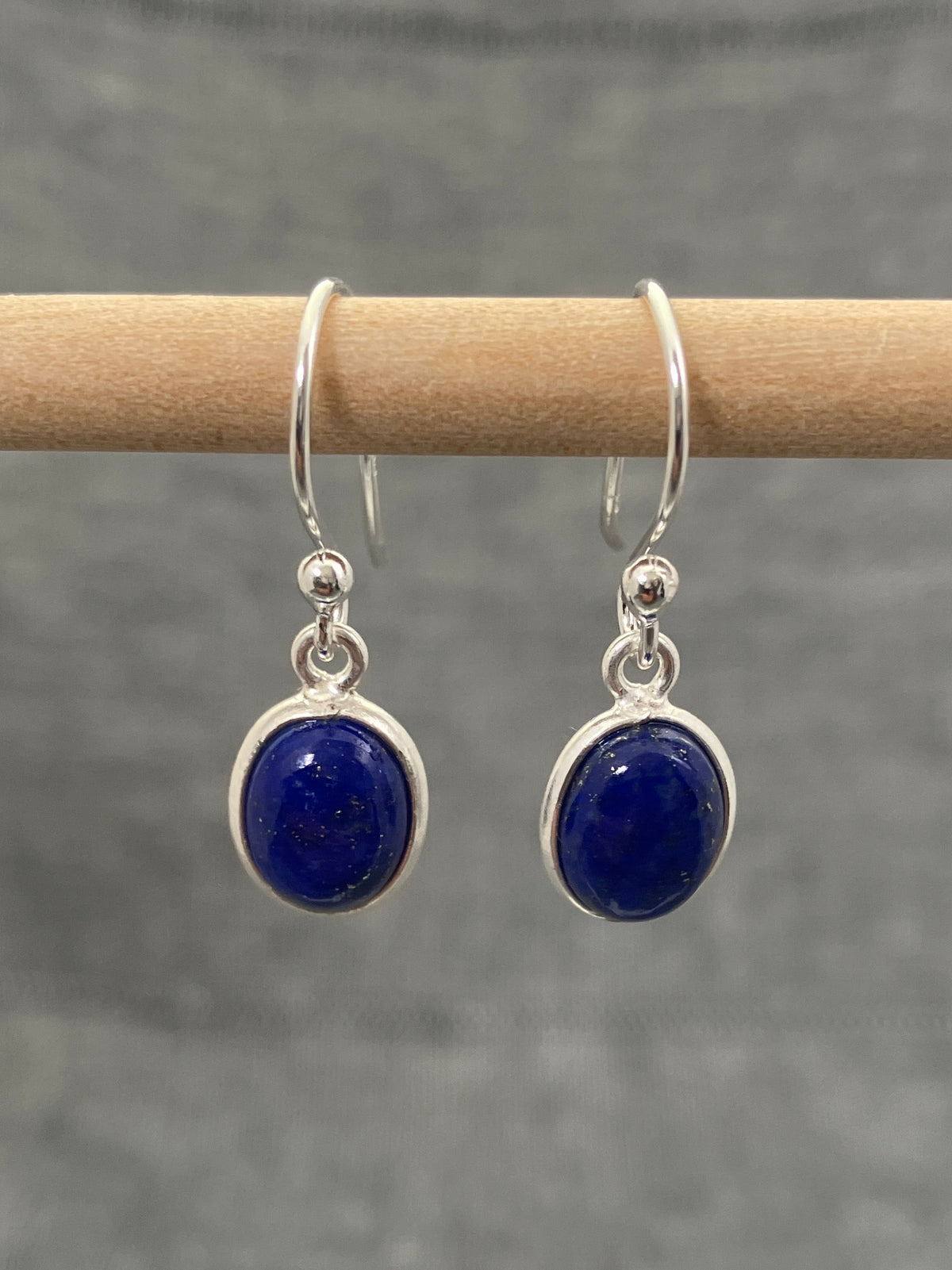 Lapis Oval Earrings