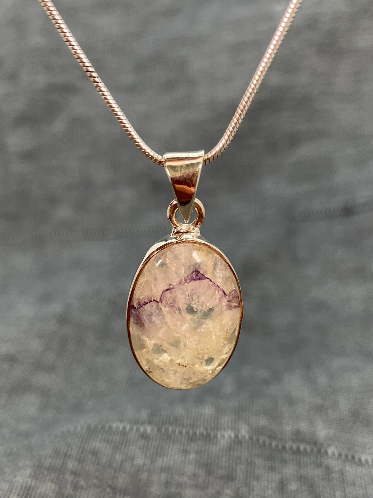 Blue John Oval Pendant