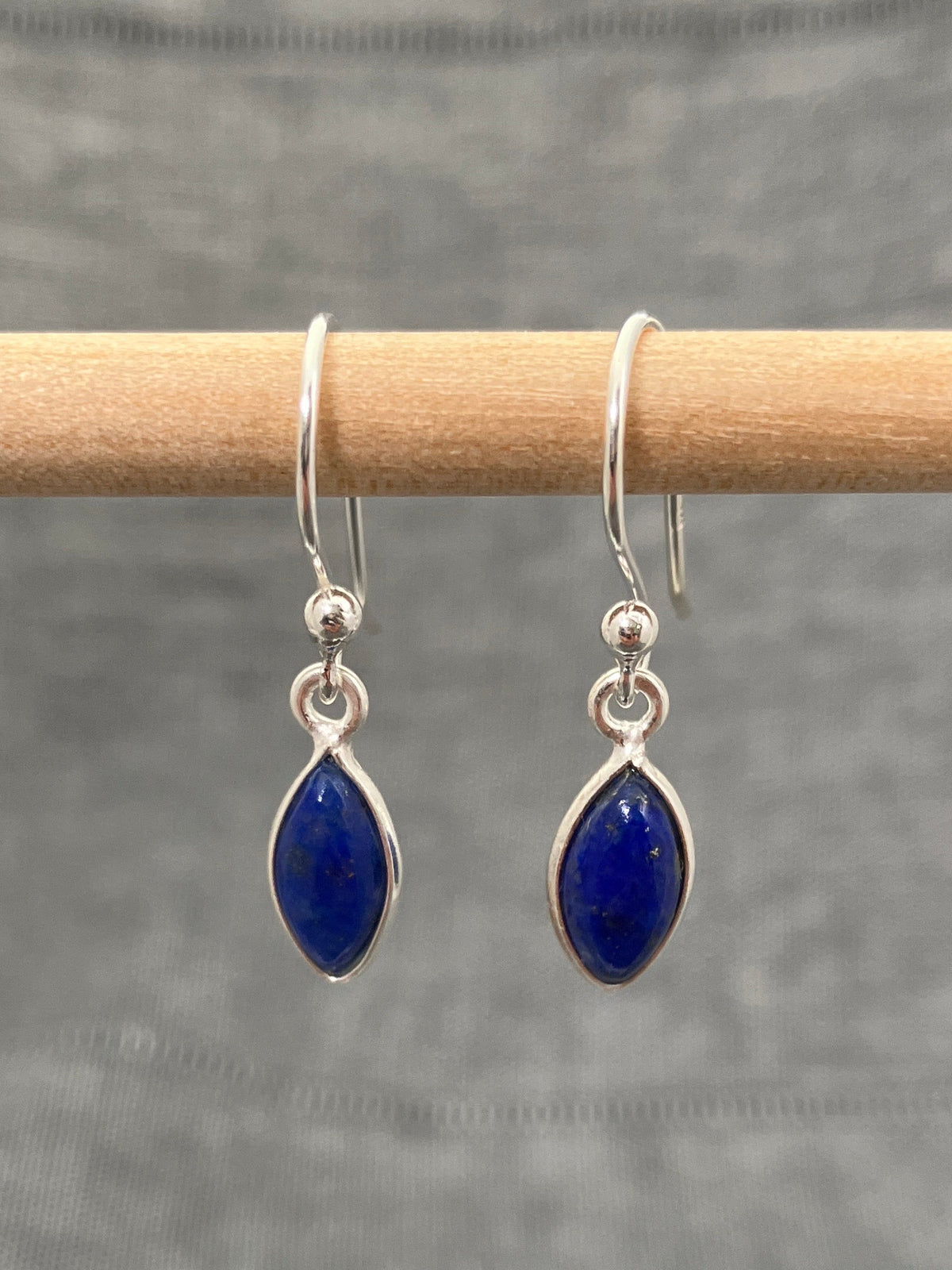 Lapis Marquise Earrings