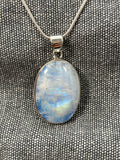Blue Moonstone Oval Pendant 1