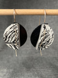 Miro Black & White Earrings