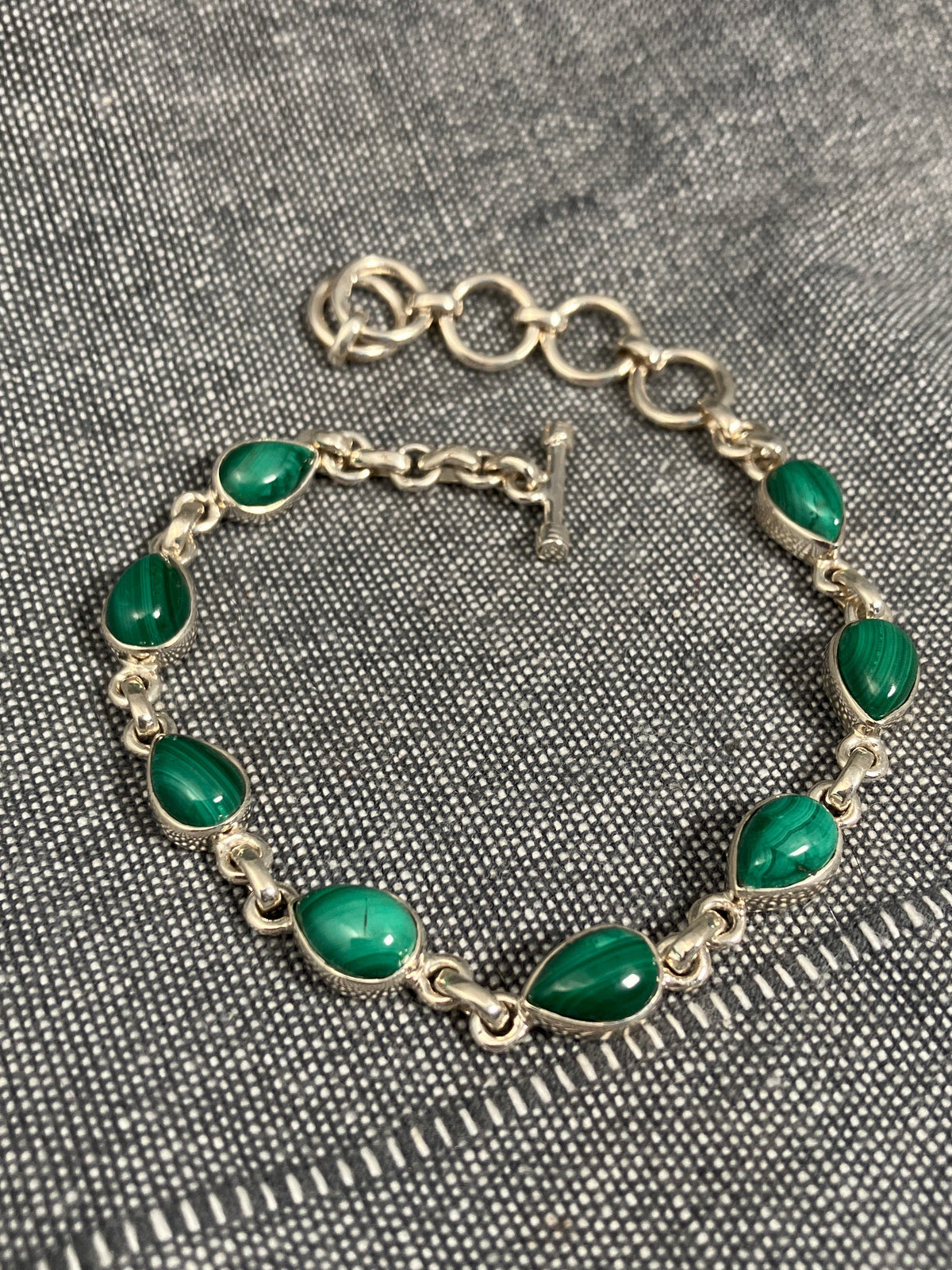 Malachite Pears Bracelet