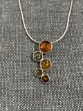 Multicoloured Amber Bubbles Pendant