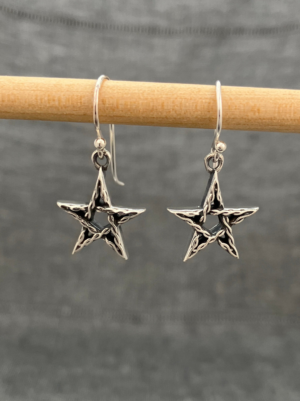Twisted Pentagram Earrings