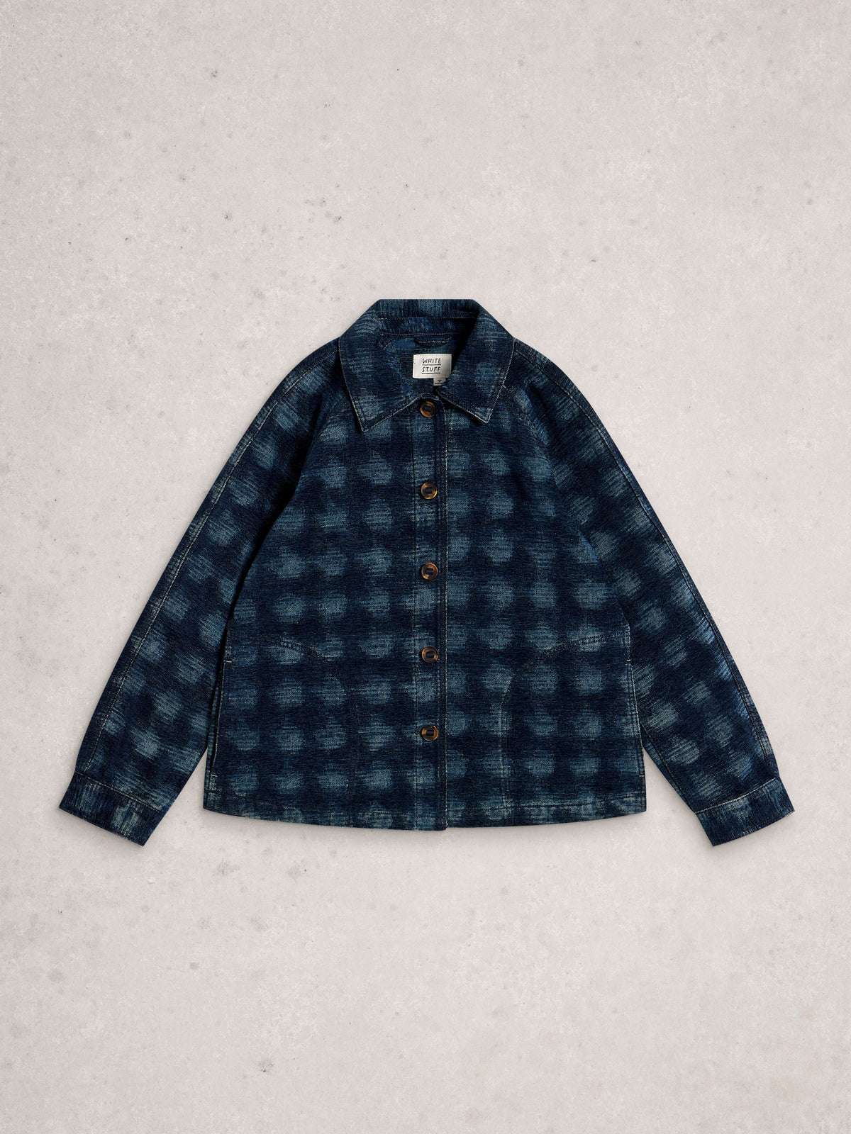 Eden Jacquard Jacket Denim
