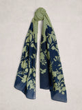 Callie Print Scarf Green