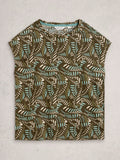 Rowan Linen Tee Green Pr