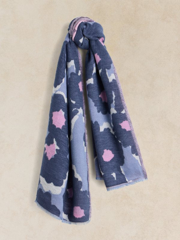 Selma Midweight Scarf Blue Pr