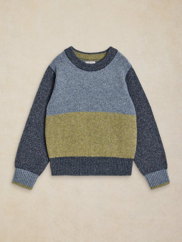 Lucie Crew Neck Jumper Blue