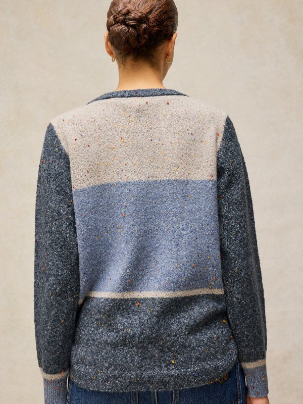 Talia Nep Block Jumper Blue Mlt