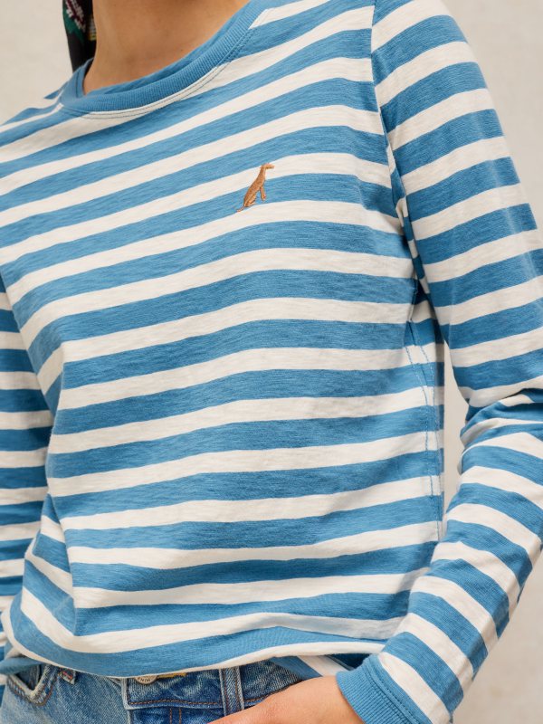 Clara Stripe Tee Ivory